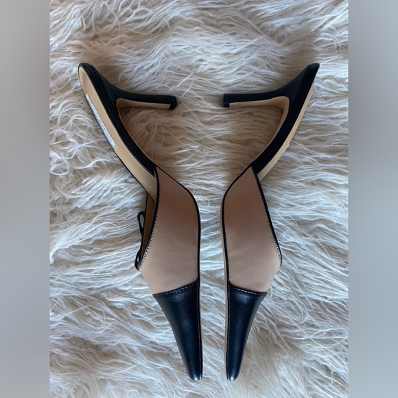 ⭐️NWT⭐️ Tony Bianco Shirley Mule, Size 9.5, Beech & Black - Picture 7 of 16